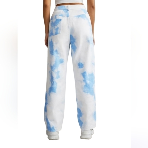 Tie dye pants small 50%polyester spandex - Picture 3 of 7